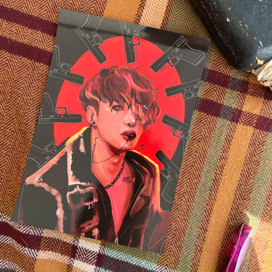 Seonghwa red print / ateez