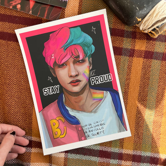 Proud chan print a5 skz