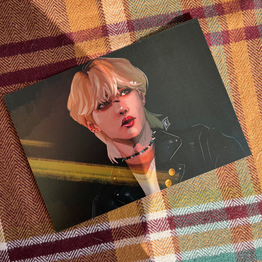 Yellow streak Felix / skz a5 print