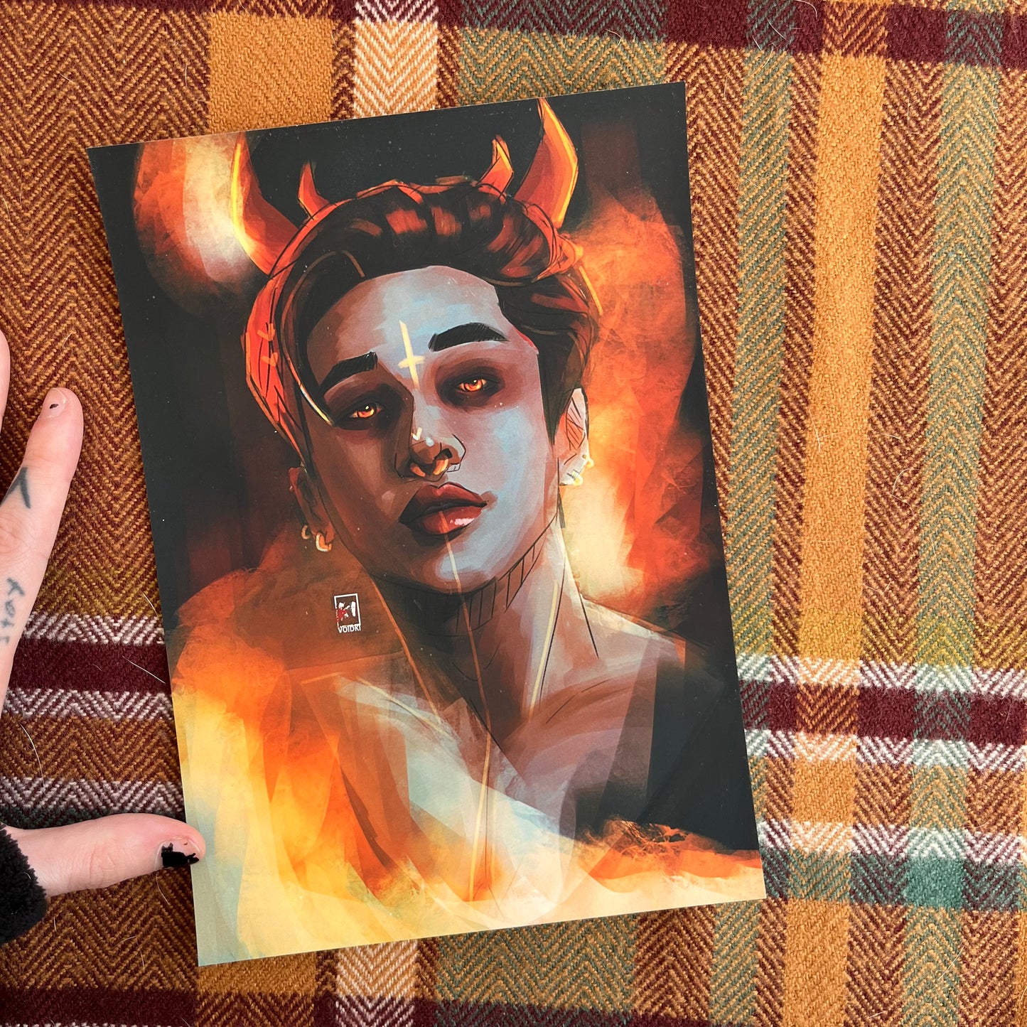 Demon chan a5 print